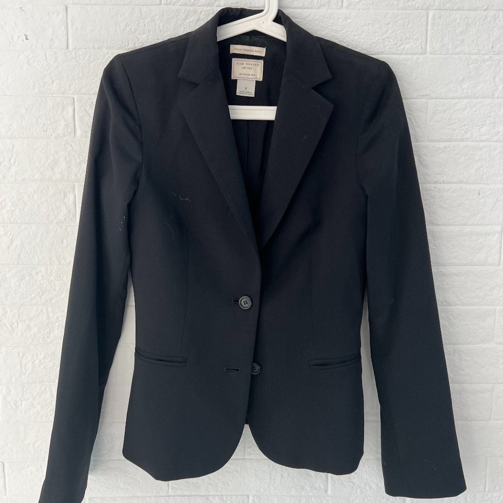 Club Monaco New Without Tag Italian Wool Fitted Blazer